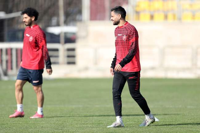 گزارش تصویری تمرین پرسپولیس پیش از دربی