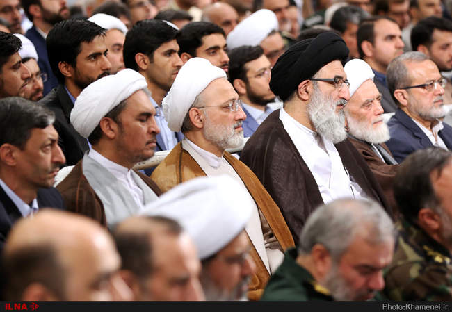 دیدار مسئولان نظام و سفرای کشورهای اسلامی با رهبر انقلاب