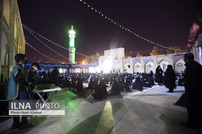 مراسم عزاداری شب عاشورای حسینی در سبزوار 