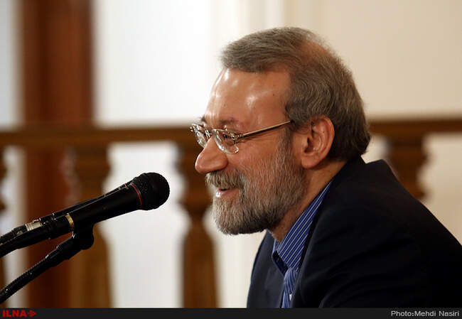 نشست خبری رئیس مجلس شورای اسلامی 