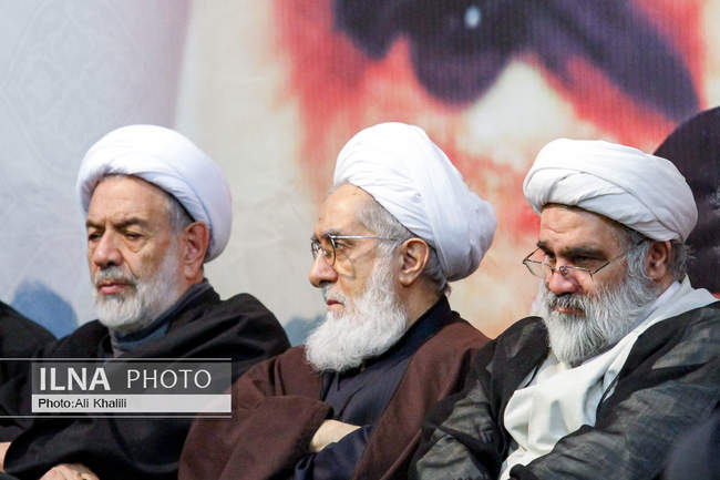 مراسم سالگرد رحلت آیت‌الله موسوی بجنوردی