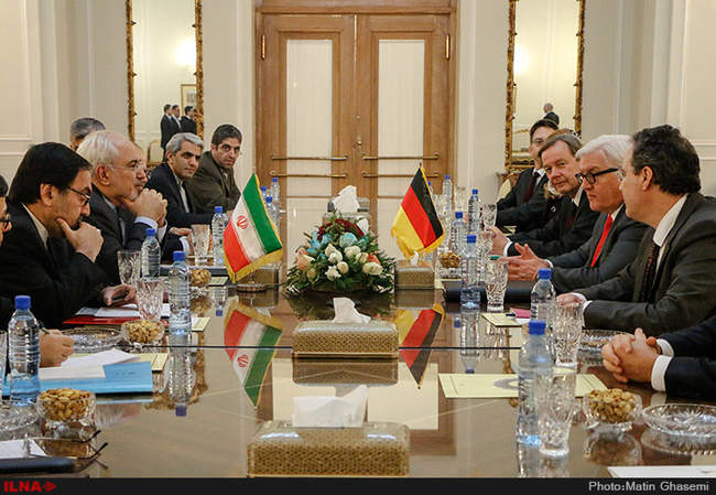 دیدار محمد جواد ظریف وزیر امور خارجه کشورمان با فرانک والتر اشتن مای�