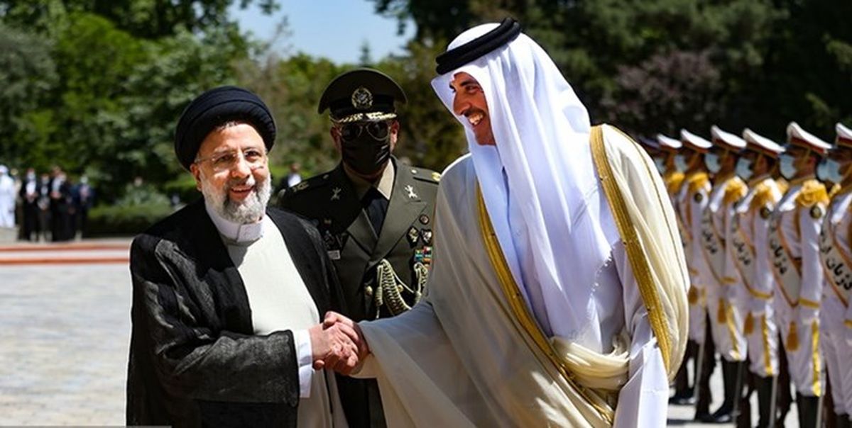  حضور امیر قطر در تهران سوژه ورزشی قطری‌ها+عکس 