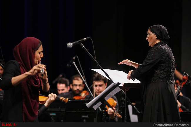 ارکستر ملی ایران به رهبری نزهت امیری
