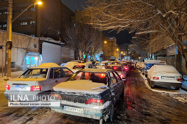 تبریز در محاصره برف