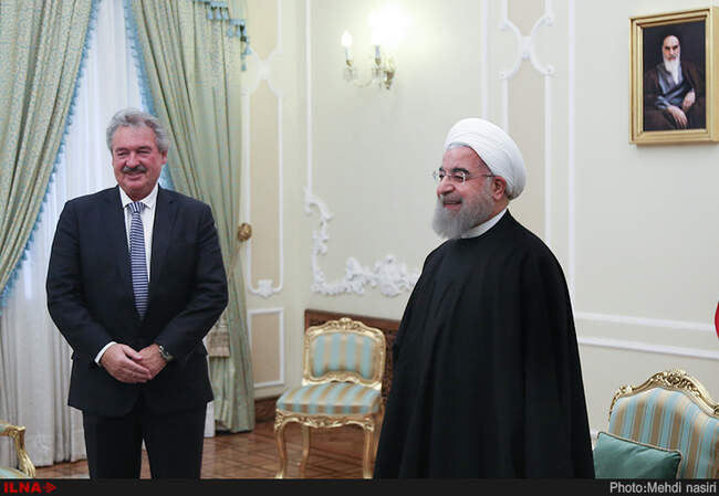 دیدار وزیر خارجه لوکزامبورگ با رییس جمهور کشورمان