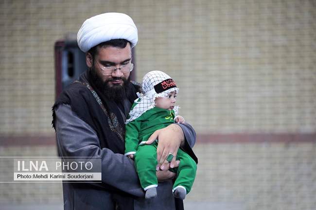  مراسم شیرخوارگان حسینی در شهر سودرجان