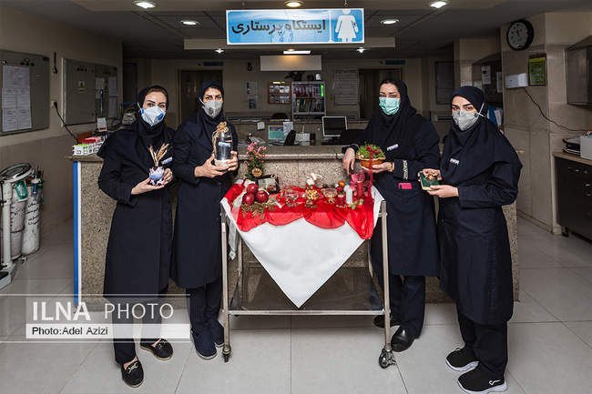  لحظه تحویل سال  ۱۴۰۰  بیمارستان امیرالمومنین (ع) اراک