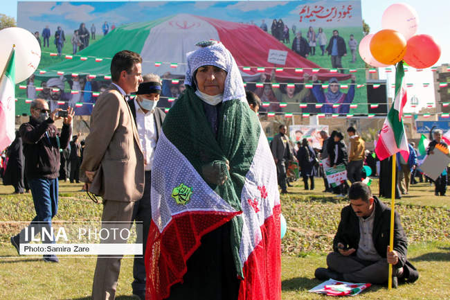راهپیمایی ۲۲بهمن در شیراز