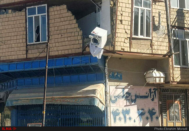 خسارات زلزله در غرب کشور