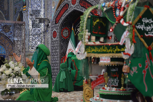 مراسم شیرخوارگان حسینی در حرم امام رضا (ع)