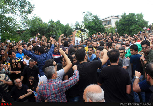 تشیع پیکر حبیب محبیان در رامسر ‎ (1)