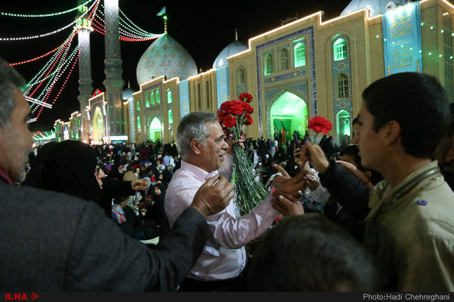 مراسم جشن نیمه شعبان در مسجد جمکران - قم