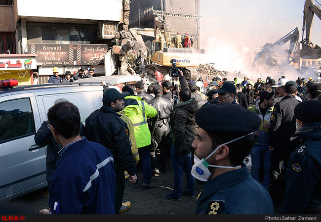 هفتمین روز حادثه پلاسکو/1