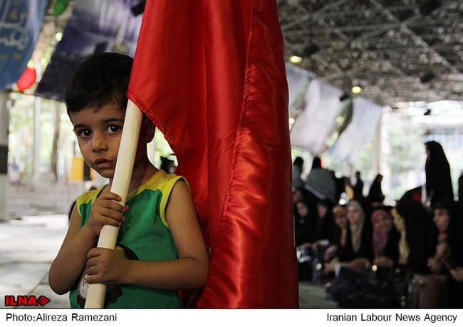 مراسم وداع با پیکرهای مطهر شهدای غواص