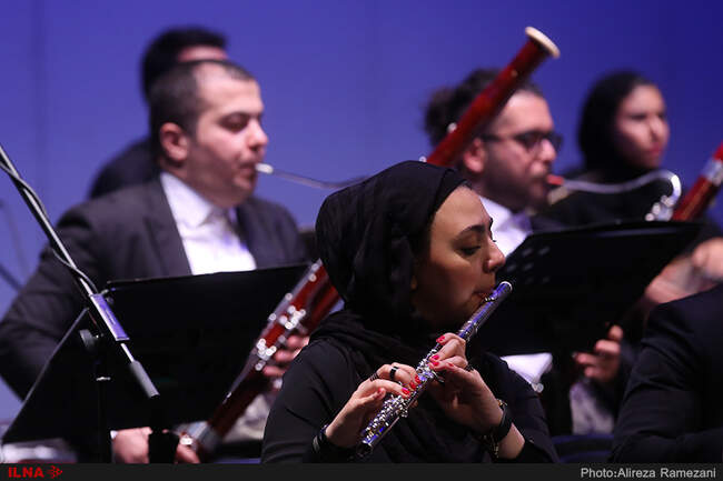 اجرای کنسرت ارکستر ملی ایران به رهبری فریدون شهبازیان 