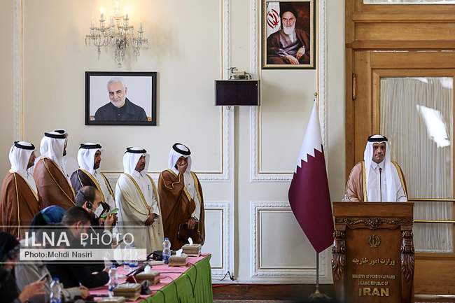 دیدار وزرای خارجه ایران و قطر