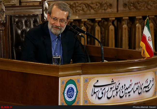 نشست خبری رئیس مجلس شورای اسلامی 