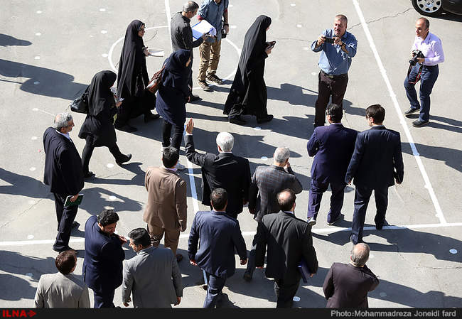 مراسم بازگشایی مدارس با حضور عارف