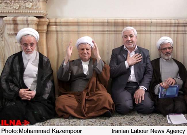 دیدار فعالین سیاسی با آیت الله هاشمی رفسنجانی