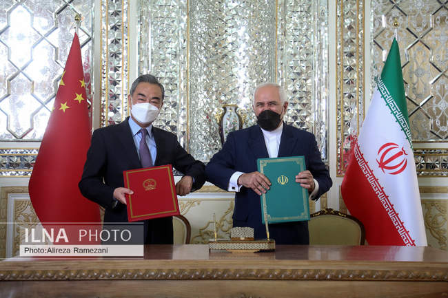 امضای سند جامع همکاری های ۲۵ ساله بین ایران و چین