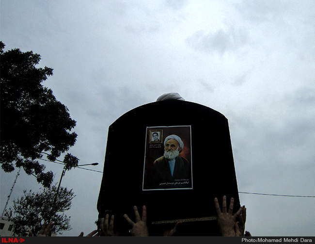 مراسم تشییع پیکر آیت الله خزعلی-مشهد