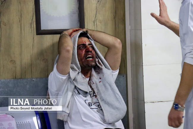 مصدومان آخرین چهارشنبه سال در بیمارستان شهید رجایی قزوین