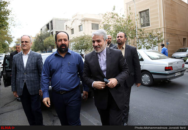 حضور محمدباقر نوبخت سخنگوی دولت در خبرگزاری کارایران( ایلنا) 