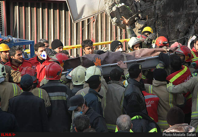 هفتمین روز حادثه پلاسکو/2