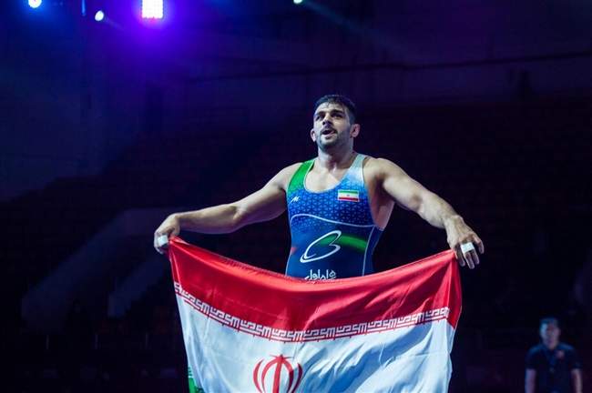 رقابت های کشتی آزاد بزرگسالان قهرمانی آسیا- مغولستان (گزارش تصویری)