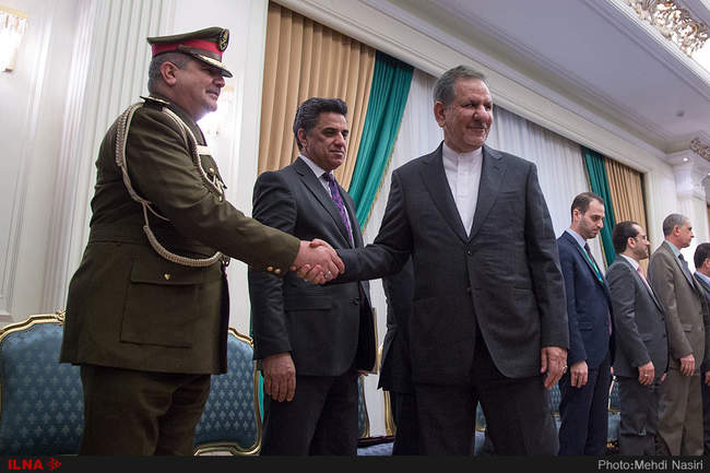 دیدار نخست وزیر عراق با اسحاق جهانگیری در سعدآباد