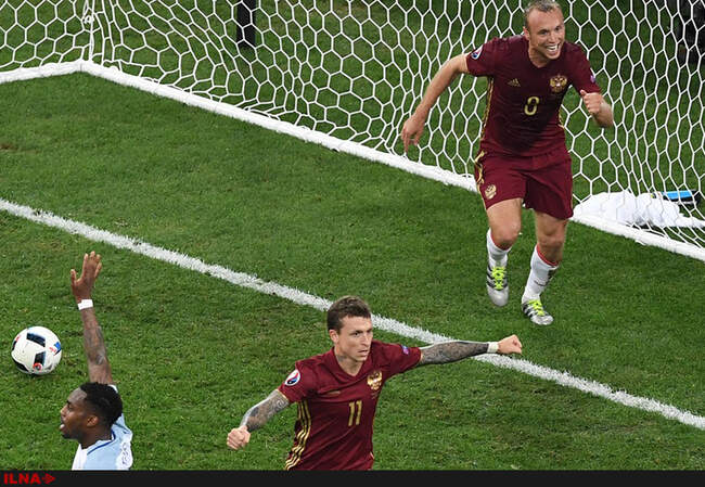 انگلیس 1-1 روسیه