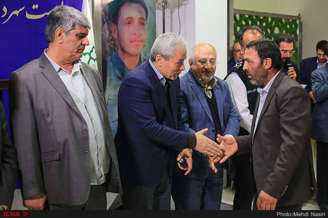 مراسم تجلیل از خانواده شهدای آتشنشان حادثه ساختمان پلاسکو