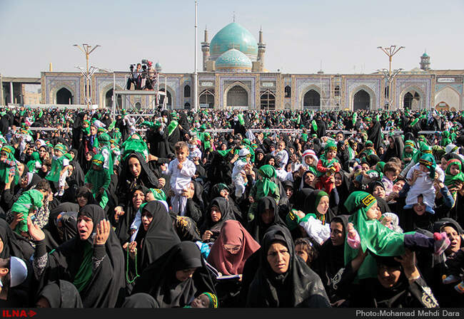  مراسم شیرخوارگان حسینی (حرم مطهر رضوی)