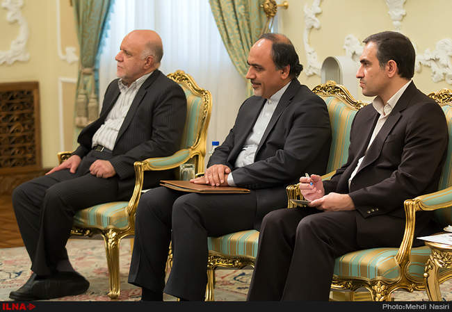 دیدار دبیر کل اوپک با حسن روحانی رئیس جمهور کشورمان