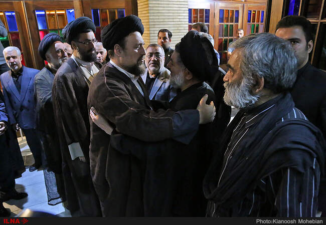 گزارش تصویری حضور شخصیت‌های سیاسی در مراسم ترحیم مادر حجت‌الاسلام محتشمی‌پور