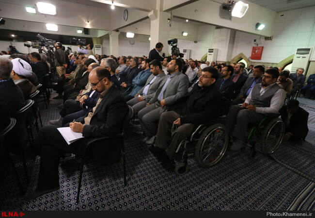 دیدار رئیس و مدیران سازمان صدا و سیما با رهبر انقلاب