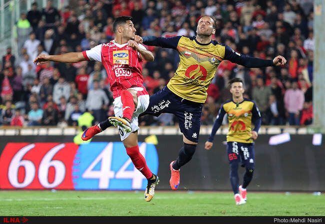 دیدار تیم های پرسپولیس تهران و نفت تهران
