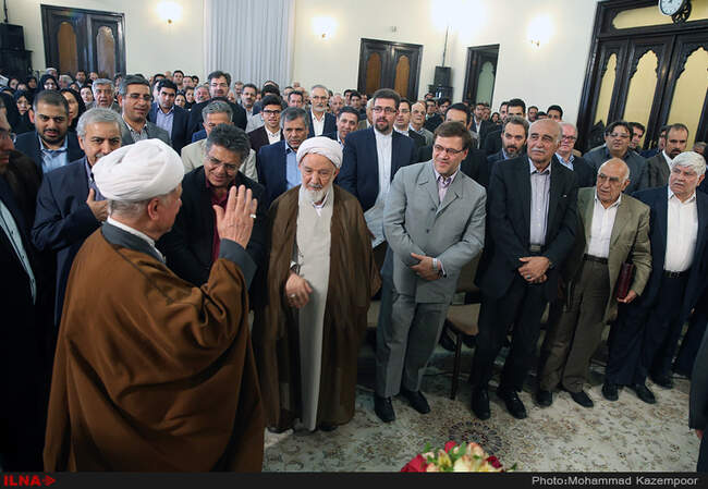 دیدار کارکنان، مدیران و خیرین بنیاد بیماری‌های خاص با آیت‌الله هاشمی رفسنجانی