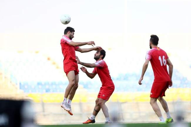 گزارش تصویری: پرسپولیسی ها آماده رویاروی به فولاد 