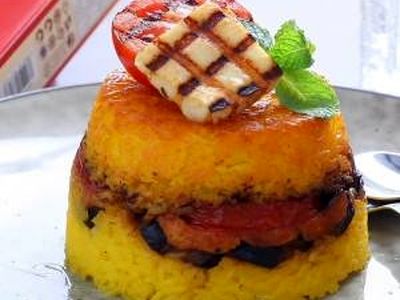 طرز تهیه ته چین بادمجان و گوجه