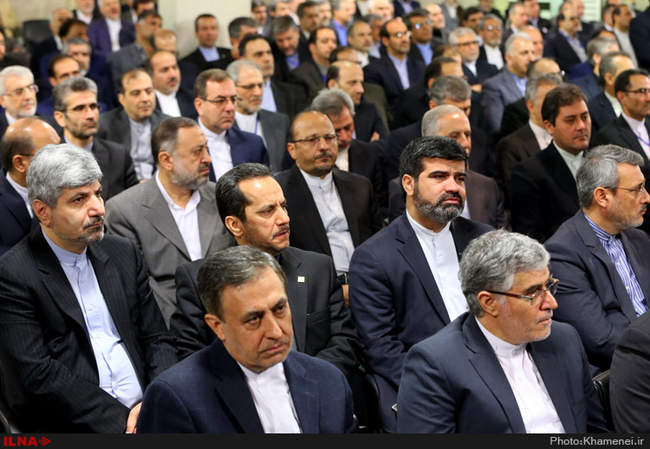 دیدار وزیر امور خارجه، سفیران و مسئولان نمایندگی‌های ایران در خارج �