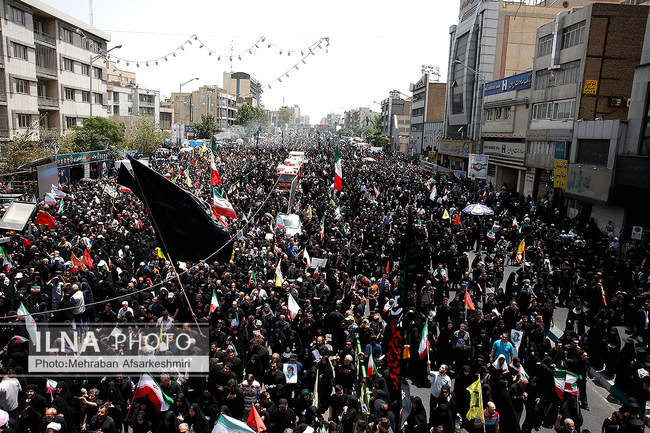 مراسم تشییع شهدای اقتدار - تهران / 2