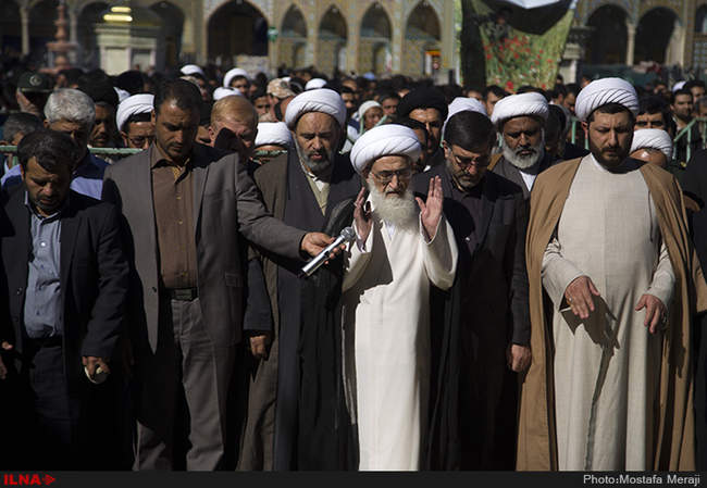 تشییع پیکر هفت تن از مدافعان حرم لشکر فاطمیون در قم