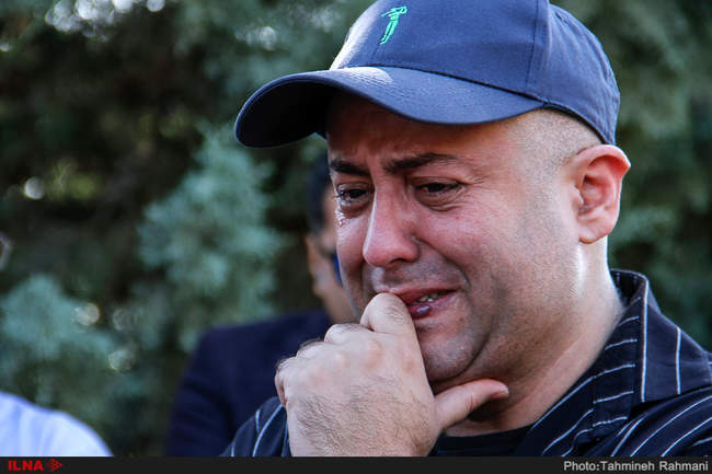 مراسم تشییع پیکر حسین عرفانی (دوبلور پیشکسوت)