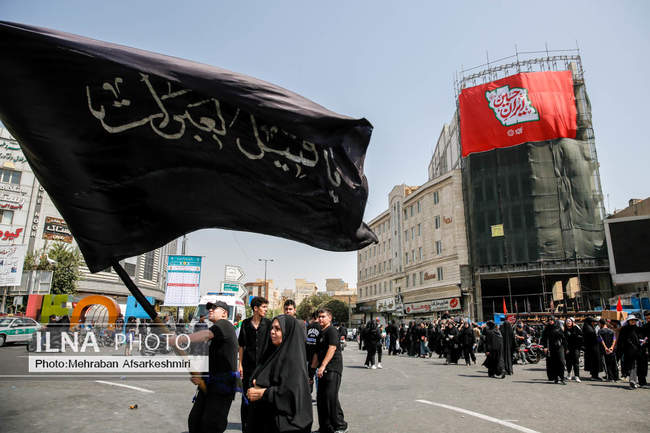 مراسم پیاده‌روی جاماندگان اربعین حسینی در تهران/ 2