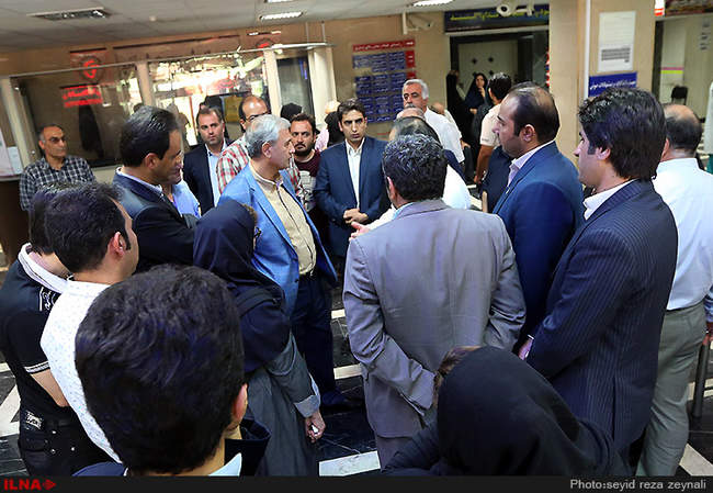 عیادت وزیر تعاون، کار و رفاه اجتماعی از مصدومین حادثه ذوب آهن اصفهان 