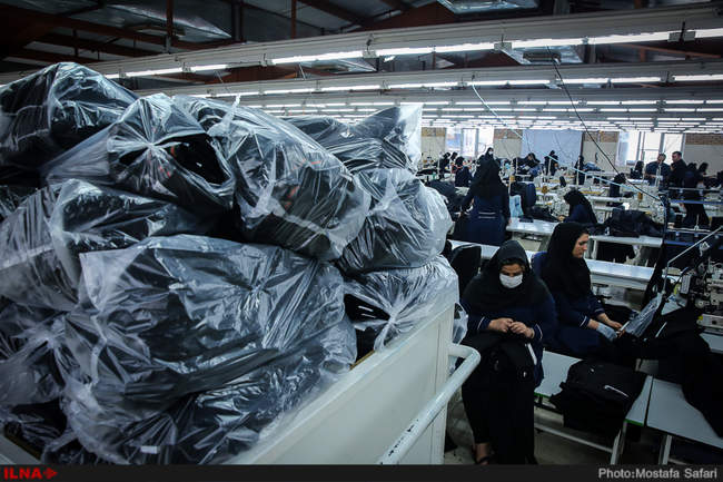 گزارش تصویری بازدید معاون توسعه اشتغال وزیر کار از کارخانه روناک جین