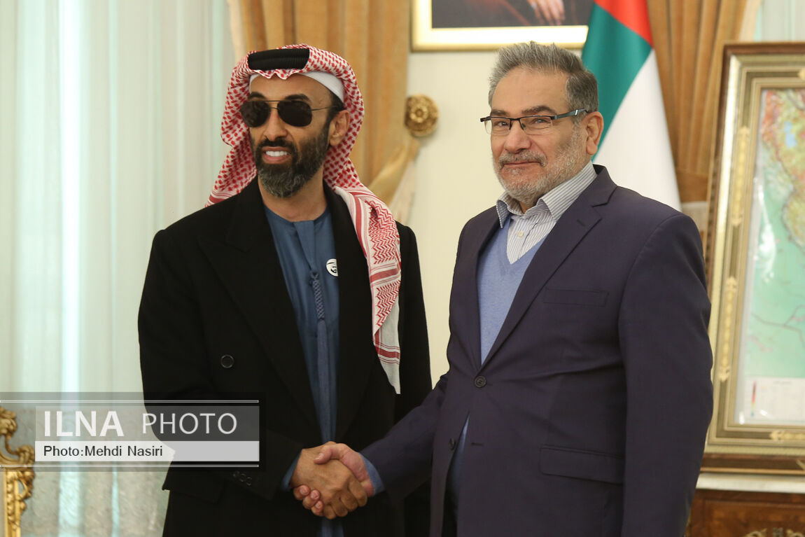  علی شمخانی/ شیخ طحنون بین زاید