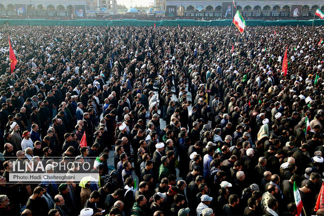 تشییع پیکر مطهر رهبر شهید انقلاب در قم